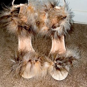 Nice furry heels